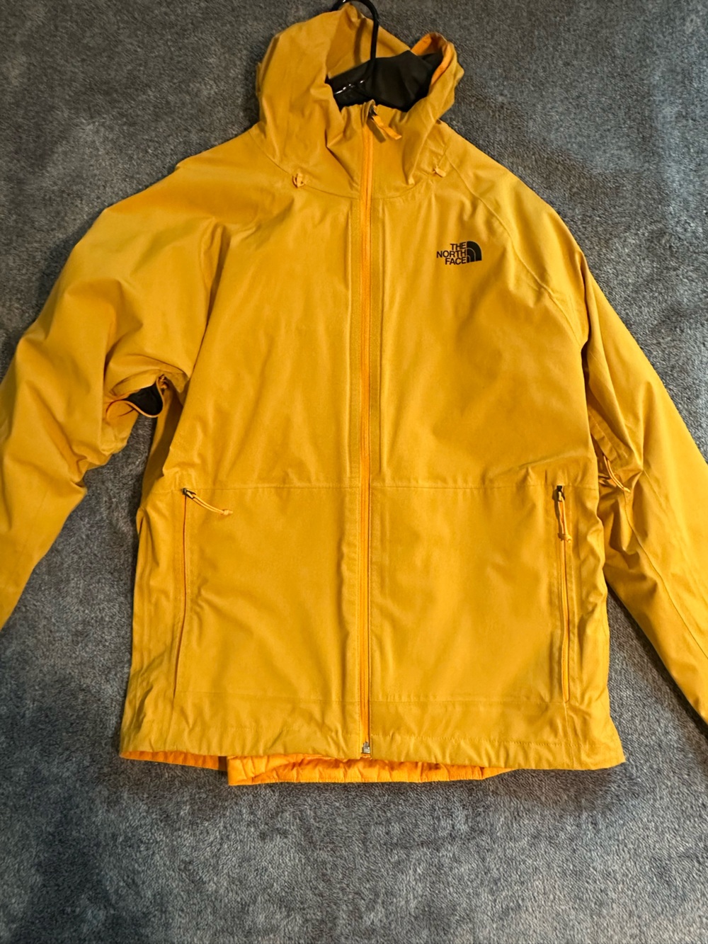The North Face Men's Yellow Snow Windbreaker Jacket